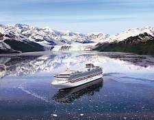 Princess Cruise Ship In Glacier Bay Alaska