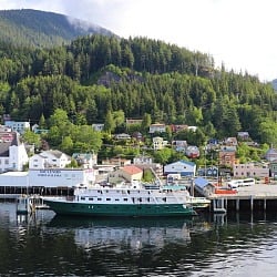 Ketchikan Alaska cruise ship dock