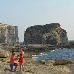 malta is a great place for a second wedding proposal