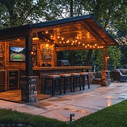  Ultimate Outdoor Backyard Man Cave