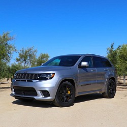 Jeep Grand Cherokee in Olive Orchard