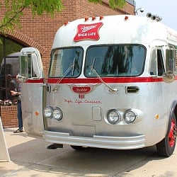 Miller High Life Beer Bus in Milwaukee Wisconsin