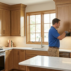 Home With New Kitchen and Bath Cabinets