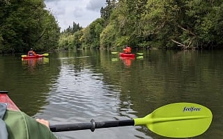 Kayaking the Tualatin River in Tualatin Valley, Oregon (photo credit: Explore Tualatin Valley)