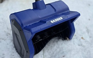 wild badger power electric snow shovel
