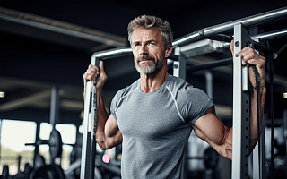 building muscles by working out