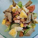 Cobb salad on Holland America Line Koningsdam