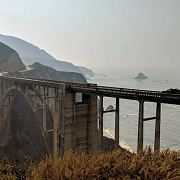 Big Sur bridge on Highway 1 - Pacific Coast Highway Road Trip