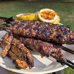 grilled kofta kebabs Lebanese inspired