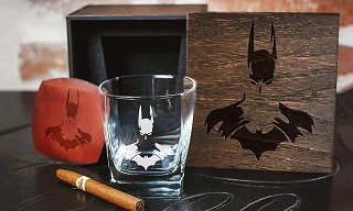 Batman Gift Ideas for Men including Batman whiskey glasses